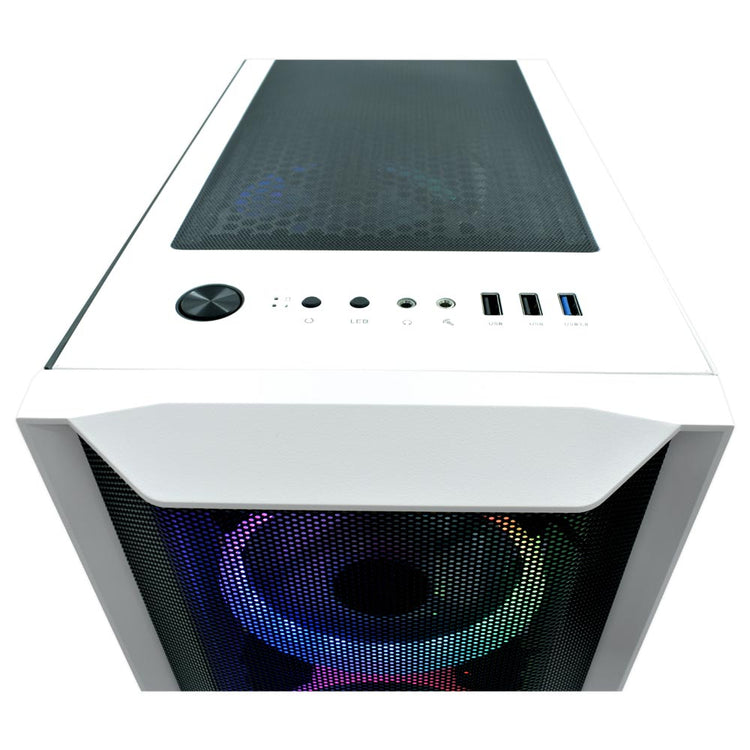 Gabinete Gamer Satellite K382 Mid Tower / 8 Cooler - Branco