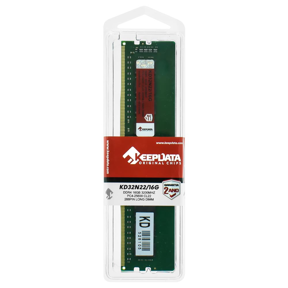 Memória RAM Keepdata DDR4 16GB 3200MHz