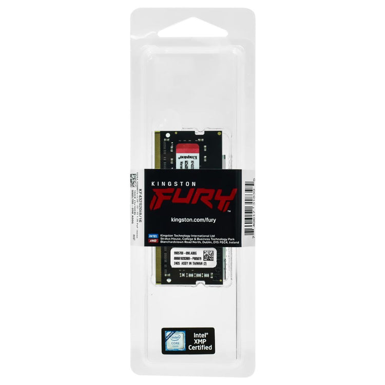 Memória RAM para Notebook Kingston Fury Impact DDR4 16GB 3200MHz