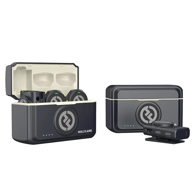 Microfone Hollyland Lark M2 Lavalier Duo Wireless / Lightning / USB-C (Combo)