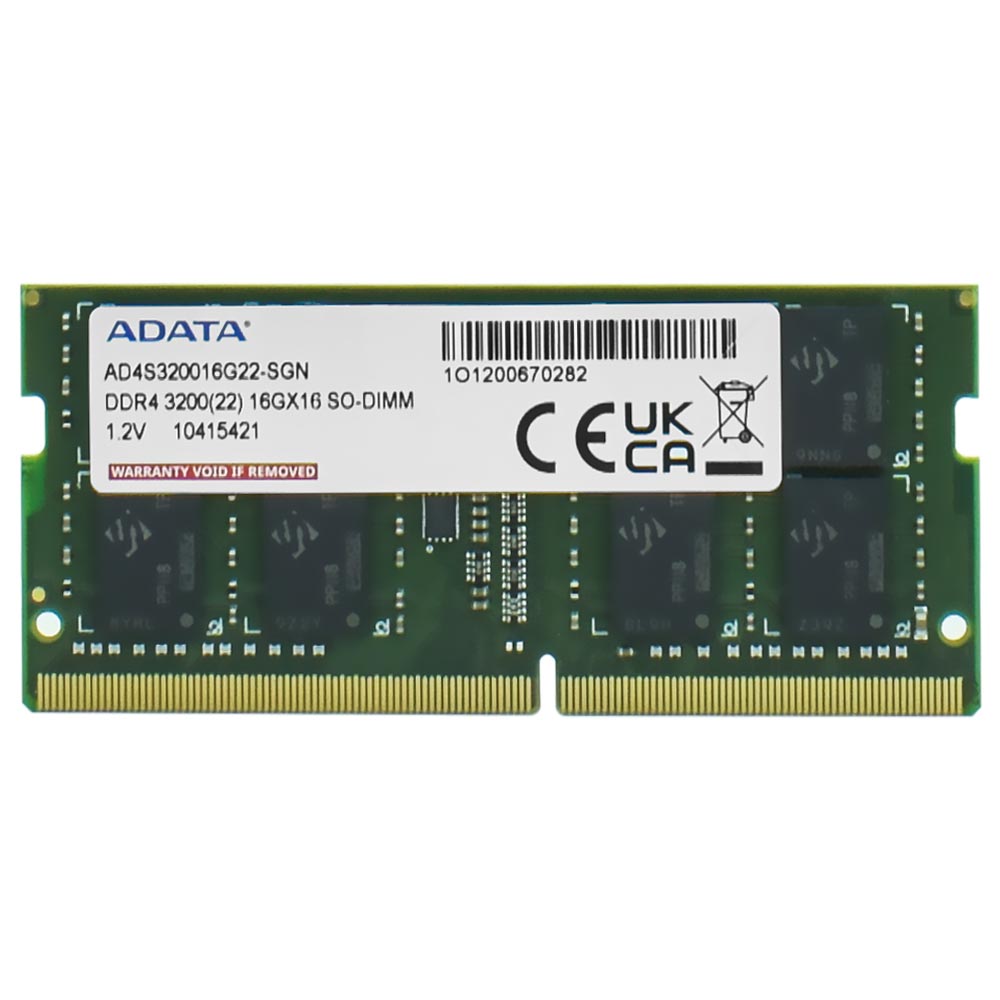 Memória RAM para Notebook ADATA DDR4 16GB 3200MHz
