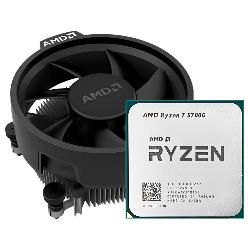 Processador AMD Ryzen 7 5700G Socket AM4 / 3.8GHz / 20MB