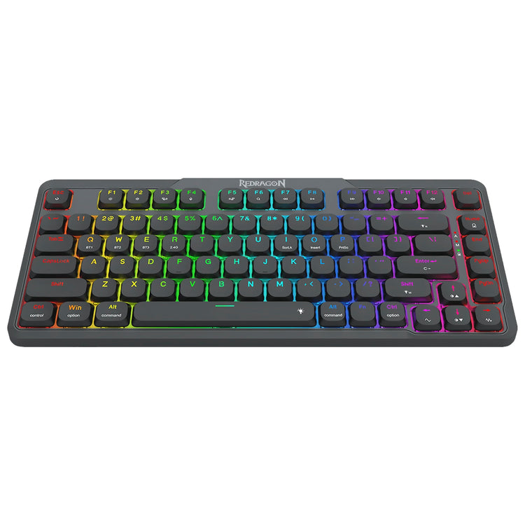 Teclado Gamer Redragon K706RGB-PRO Aether Pro Wireless / RGB / RED / Inglês - Preto