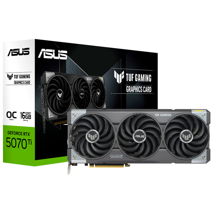 Placa de Video ASUS TUF Gaming OC 16GB GeForce RTX5070TI GDDR7
