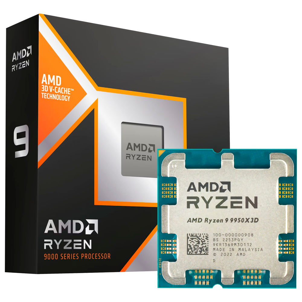 Processador AMD Ryzen 9 9950X3D Socket AM5 / 4.3GHz / 144MB– LatinoGG