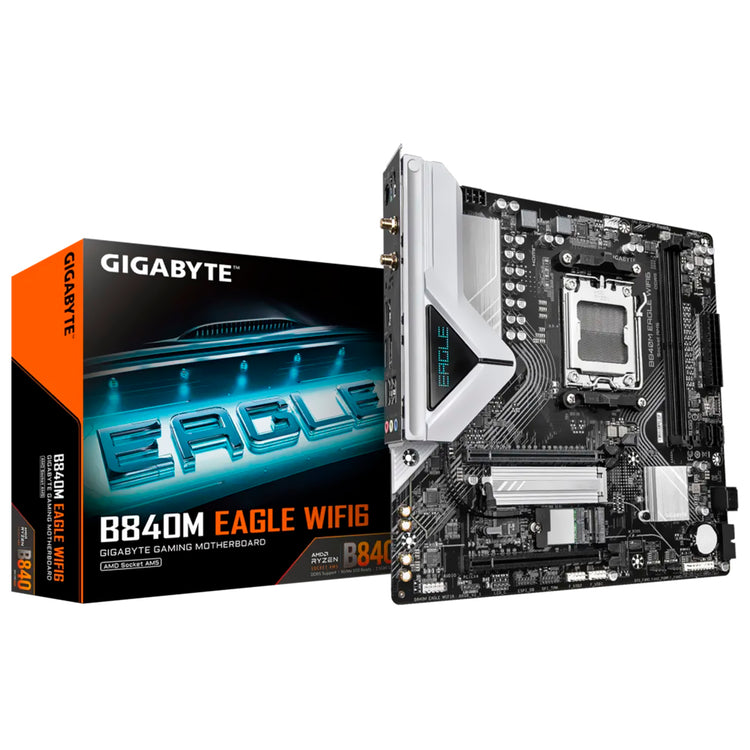 Placa Mãe Gigabyte B840M Eagle Wi-Fi 6 Socket AM5 / DDR5