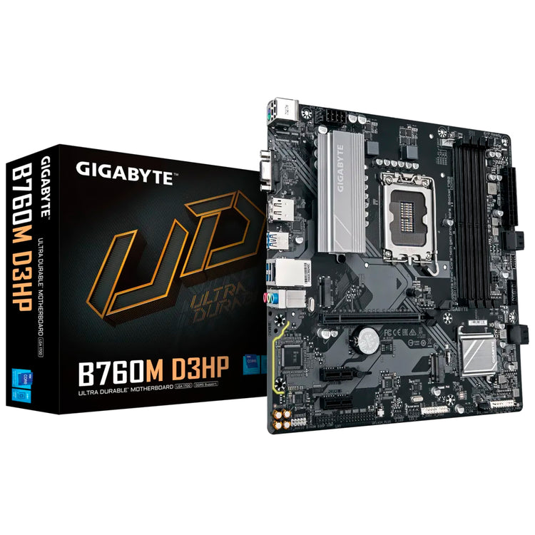 Placa Mãe Gigabyte B760M D3HP Socket LGA 1700 / DDR5