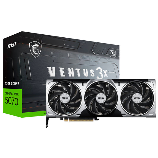 Placa de Vídeo MSI Ventus 3X OC 12GB GeForce RTX5070 GDDR7