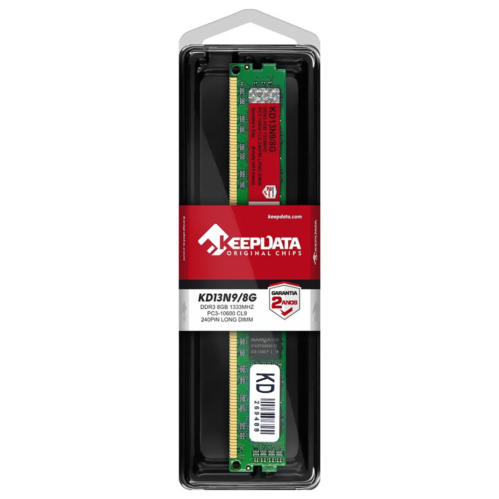 Memória RAM Keepdata DDR3 8GB 1333MHz