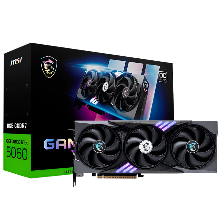 Placa de Vídeo MSI Trio OC 8GB GeForce RTX5060 GDDR7