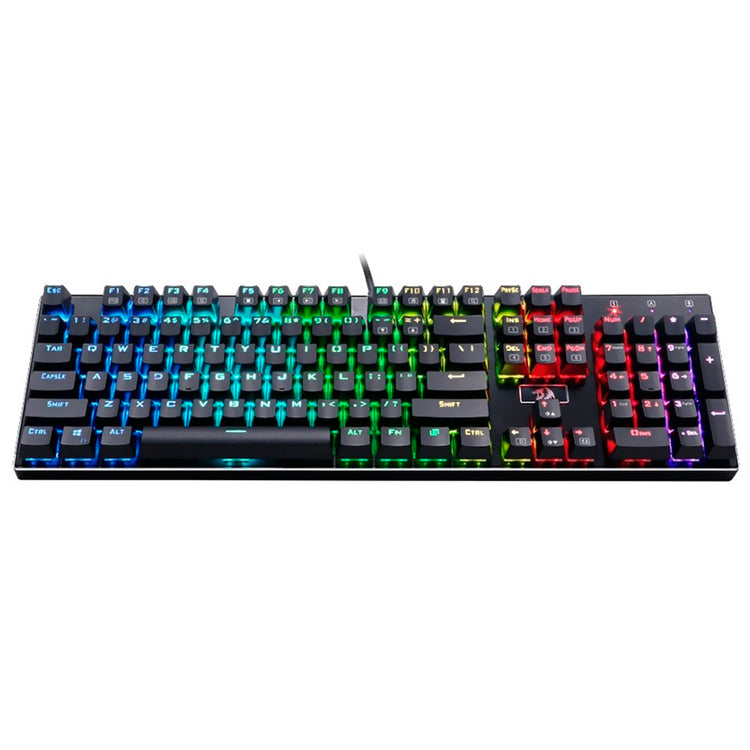 Teclado Gamer Mecânico Redragon K556RGB Devarajas USB / RGB / Red / Inglês - Preto