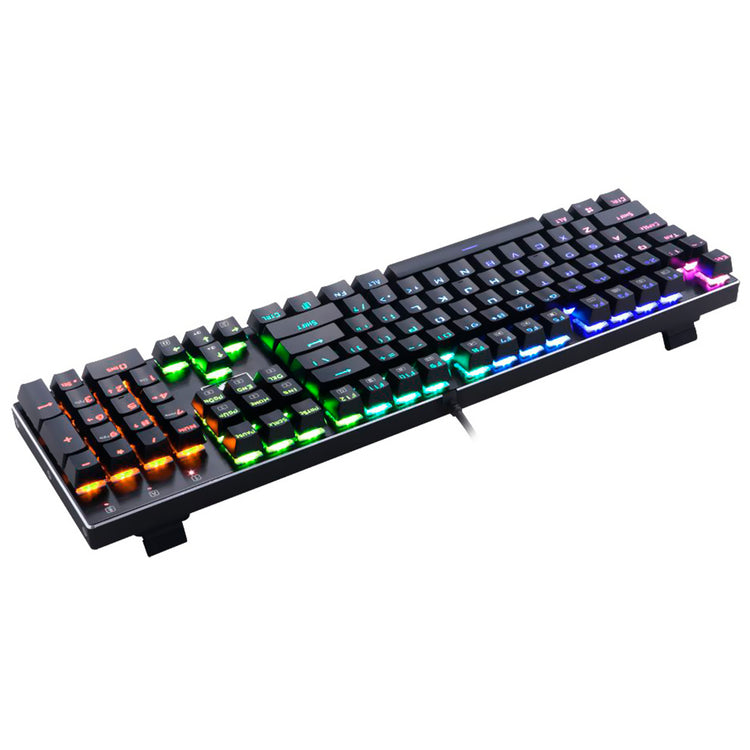 Teclado Gamer Mecânico Redragon K556RGB Devarajas USB / RGB / Red / Inglês - Preto