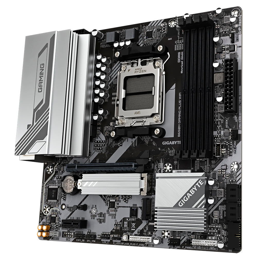 Placa Mãe Gigabyte B650M Gaming Plus Wi-Fi Socket AM5 / DDR5