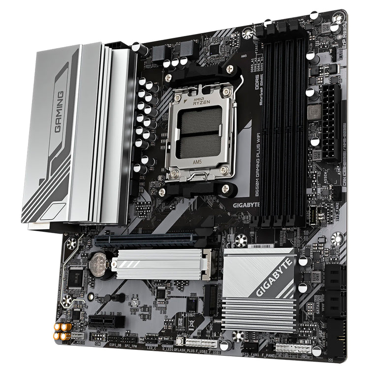 Placa Mãe Gigabyte B650M Gaming Plus Wi-Fi Socket AM5 / DDR5