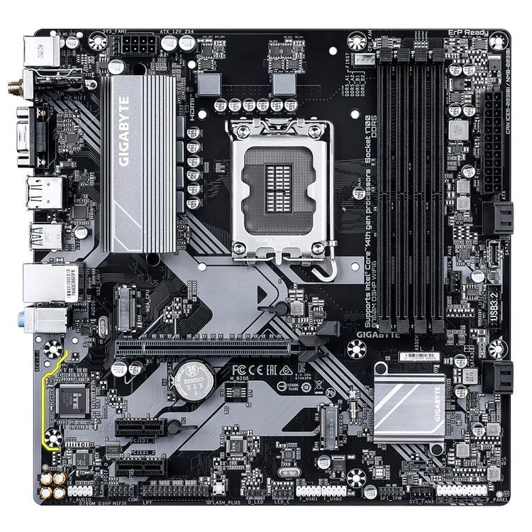 Placa Mãe Gigabyte B760M D3HP Wi-Fi 6 Socket LGA 1700 / DDR5