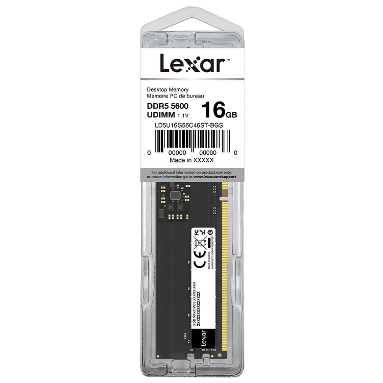Memória RAM Lexar DDR5 16GB 5600MHz
