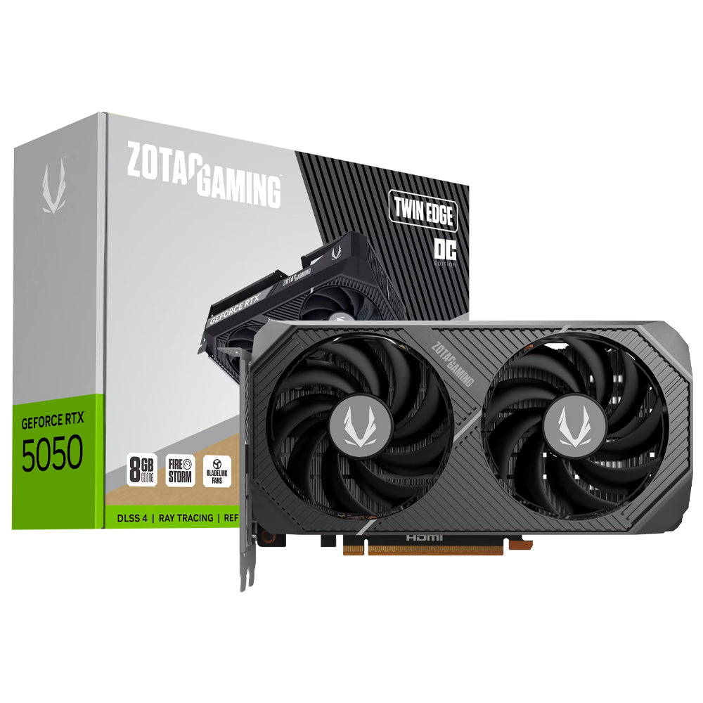 Placa de Vídeo Zotac Gaming Twin Edge OC 8GB GeForce RTX5050 GDDR6