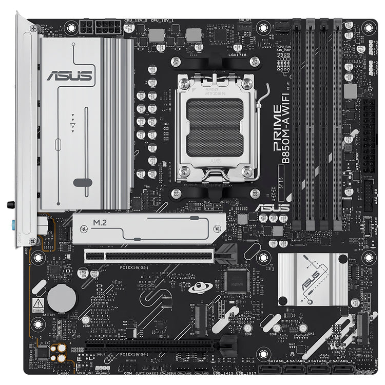 Placa Mãe ASUS Prime B850M-A Wi-Fi Socket AM5 / DDR5