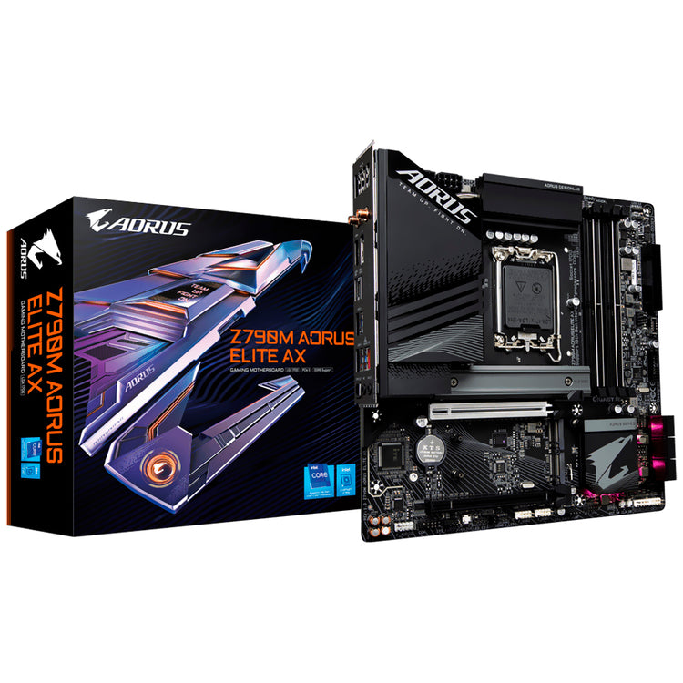 Placa Mãe Gigabyte Z790M AORUS Elite AX Socket LGA 1700 / DDR5