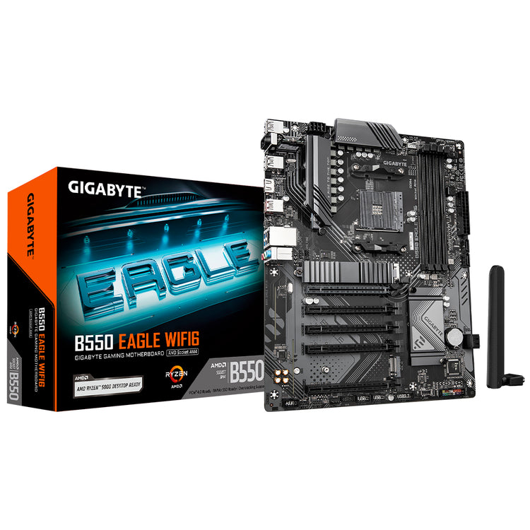Placa Mãe Gigabyte B550 Eagle Wi-Fi 6 Socket AM4 / DDR4