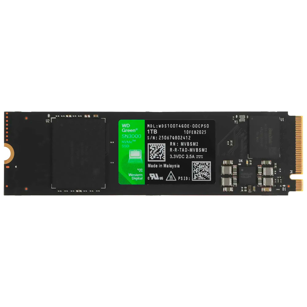 SSD Western Digital M.2 1TB Western Green SN3000 NVMe