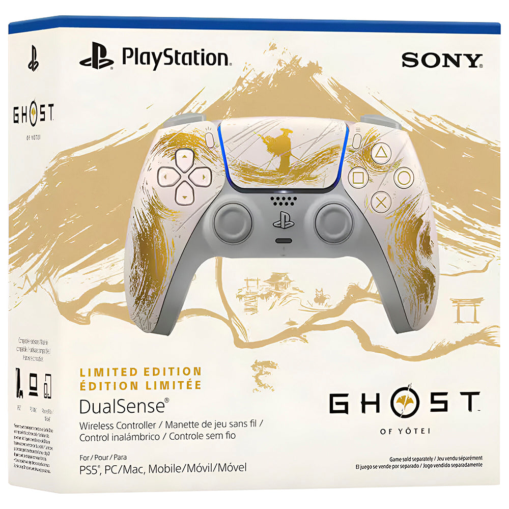 Controle Sony DualSense para PS5 Ghost Of Yotei Limited Edition
