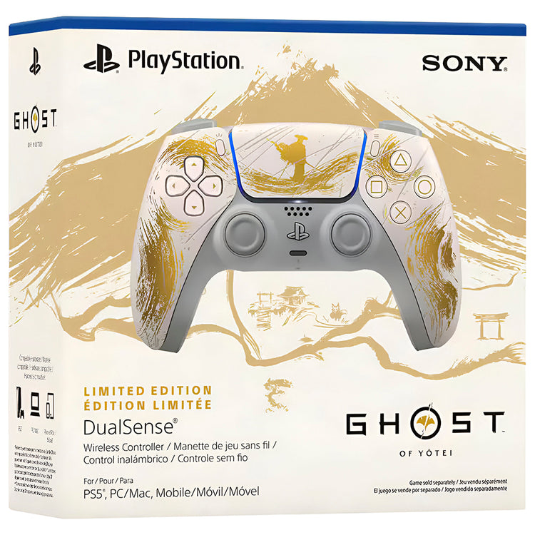 Controle Sony DualSense para PS5 Ghost Of Yotei Limited Edition