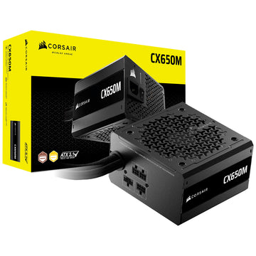 Fonte de Alimentação Corsair CX650M 650W ATX / Semi Modular / Cybenetics Bronze
