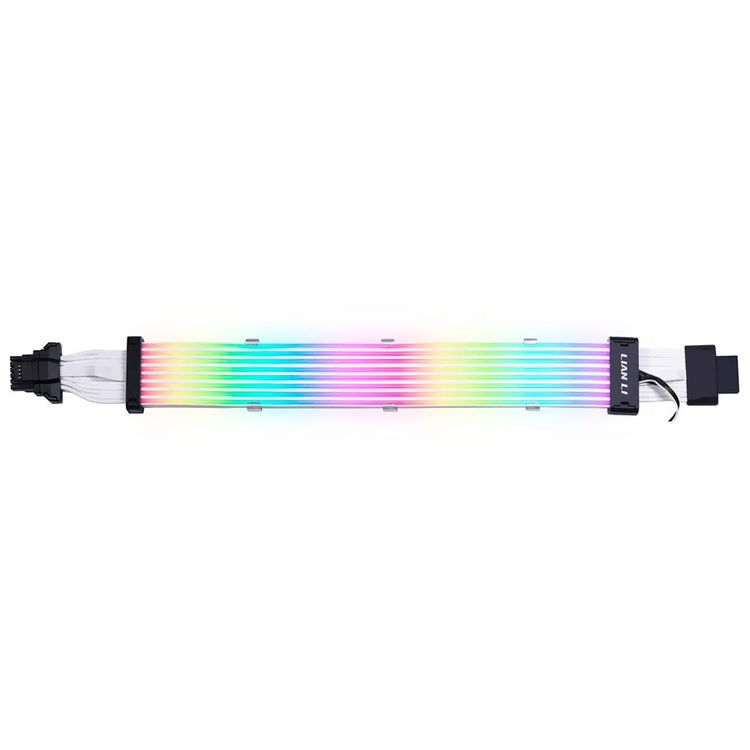 Cabo de Extensão Lian Li PW16-8PV2 Strimer Plus V2 8 Light Guide 320MM / 12 Pinos - Preto
