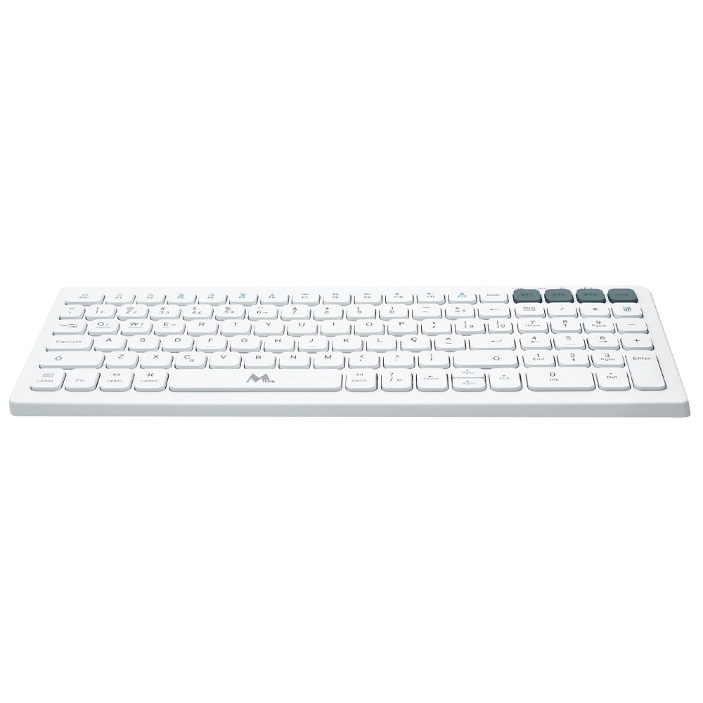 Teclado Mtek KWB-2670W Wireless / Português - Branco