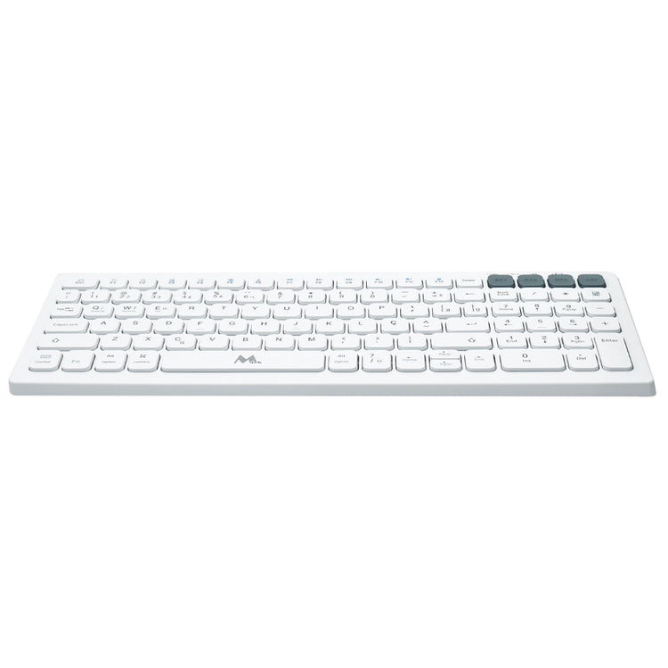 Teclado Mtek KWB-2670W Wireless / Português - Branco