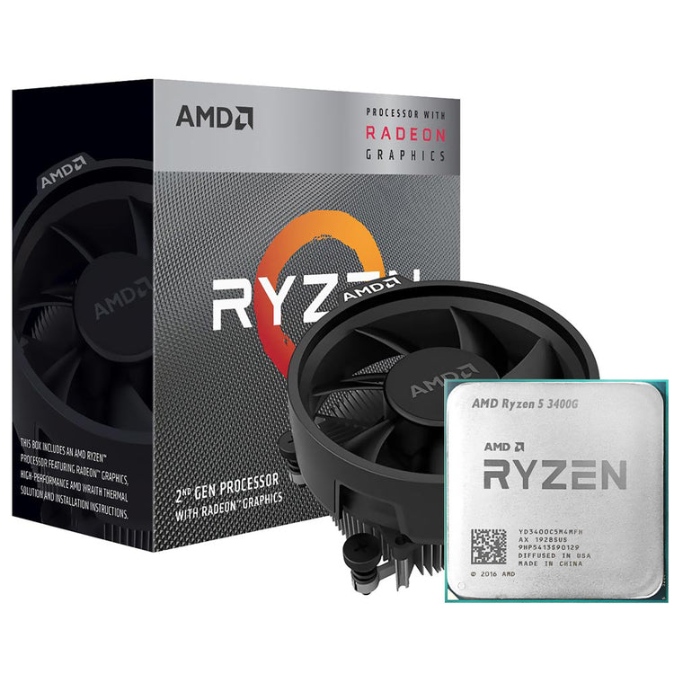Processador AMD Ryzen 5 3400G Socket AM4 / 3.7GHz / 6MB
