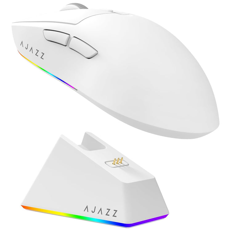 Mouse Gamer Ajazz AJ139 V2 MC Nacodexx Wireless - Branco