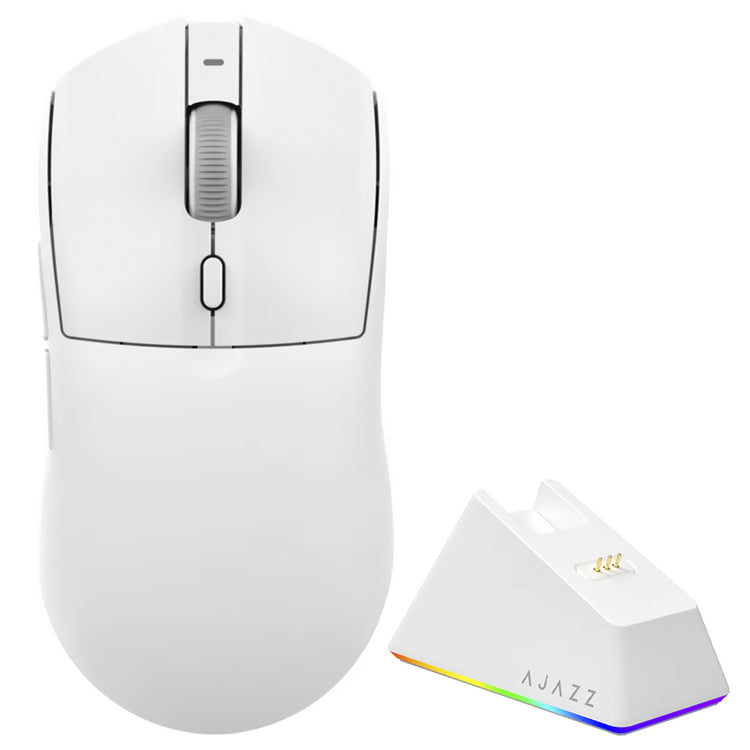 Mouse Gamer Ajazz AJ139 V2 MC Nacodexx Wireless - Branco