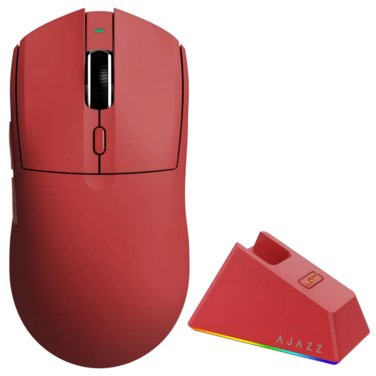 Mouse Gamer Ajazz AJ139 V2 MC Nacodexx Wireless - Vermelho (986642)
