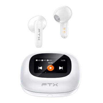 Fone de Ouvido FTX E97L-WH TWS Bluetooth - Branco