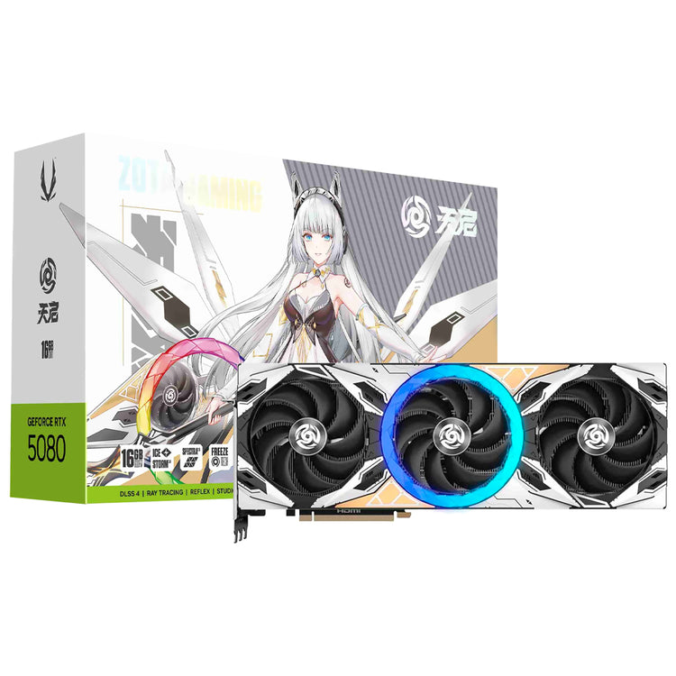 Placa de Vídeo Zotac Gaming Apocalypse OC 16GB GeForce RTX5080 GDDR7