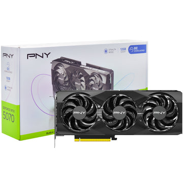 Placa de Vídeo PNY Stealth Mode OC 12GB GeForce RTX5070 GDDR7