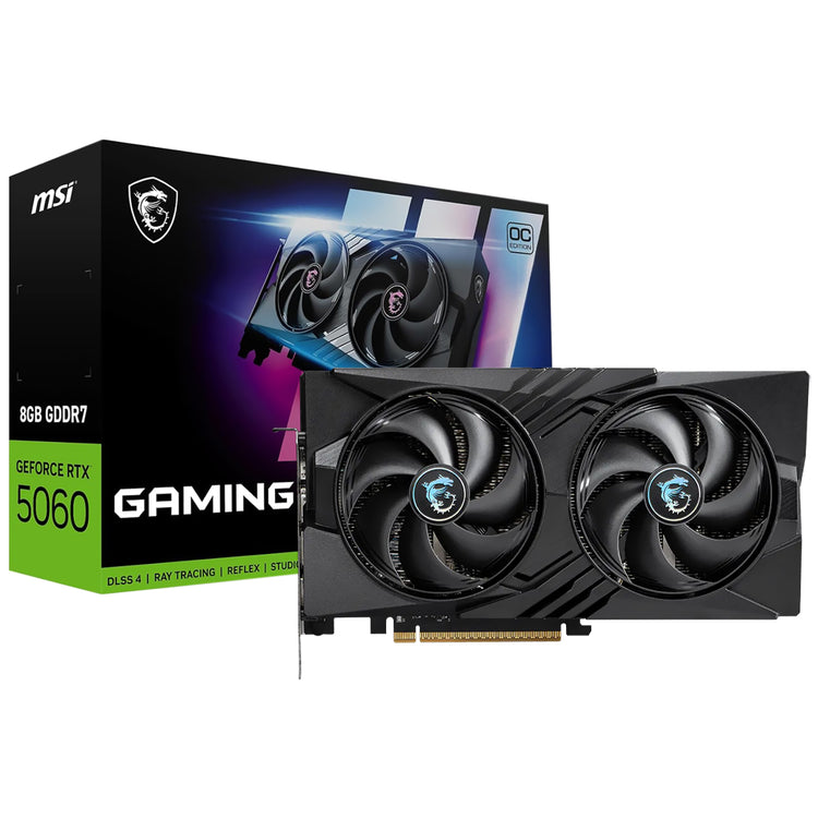 Placa de Vídeo MSI Gaming OC 8GB GeForce RTX5060 GDDR7
