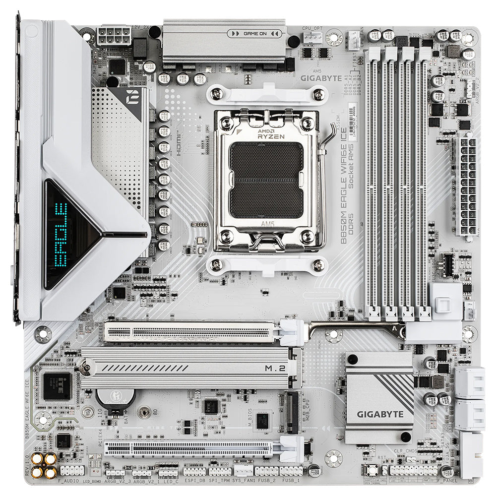 Placa Mãe Gigabyte B850M Eagle Wi-Fi 6E Ice Socket AM5 / DDR5