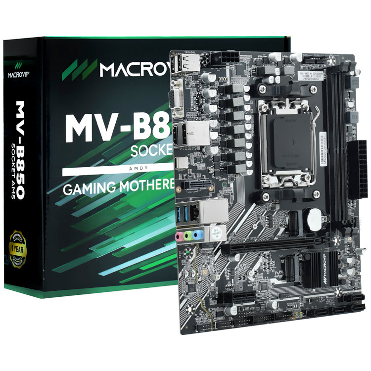 Placa Mãe Macrovip MV-B850 Socket AM5 / VGA / DDR5