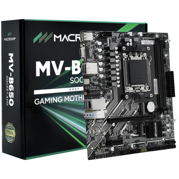 Placa Mãe Macrovip MV-B650 Socket AM5 / VGA / DDR5