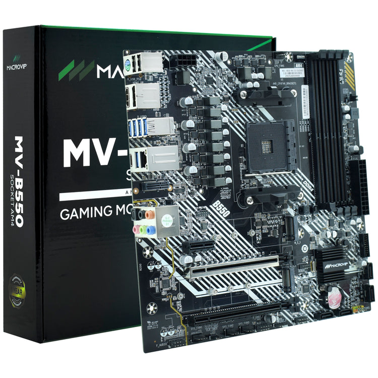 Placa Mãe Macrovip MV-B550 Socket AM4 / DDR4