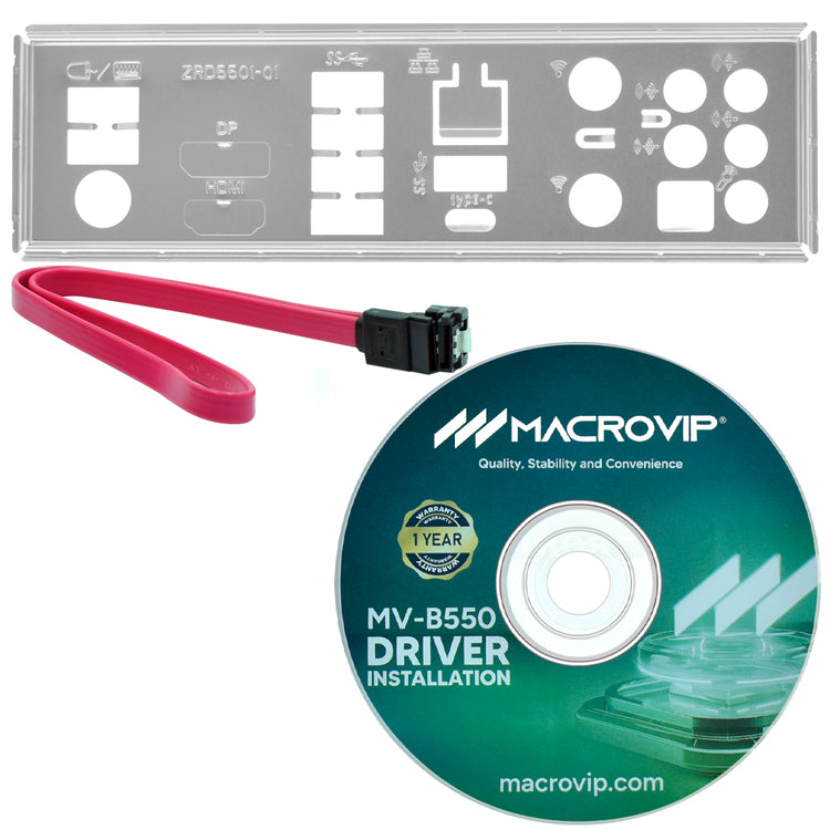 Placa Mãe Macrovip MV-B550 Socket AM4 / DDR4