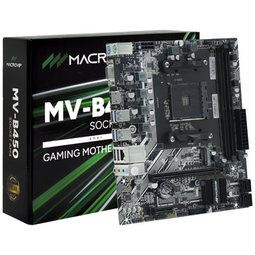 Placa Mãe Macrovip MV-B450 Socket AM4 / VGA / DDR4