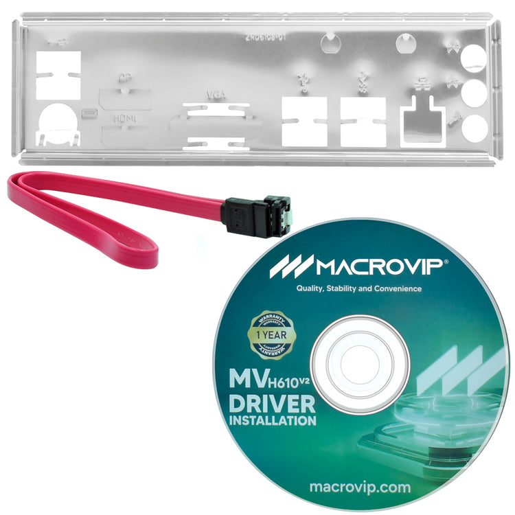 Placa Mãe Macrovip MV-H610V2 Socket LGA 1700 / VGA / DDR5