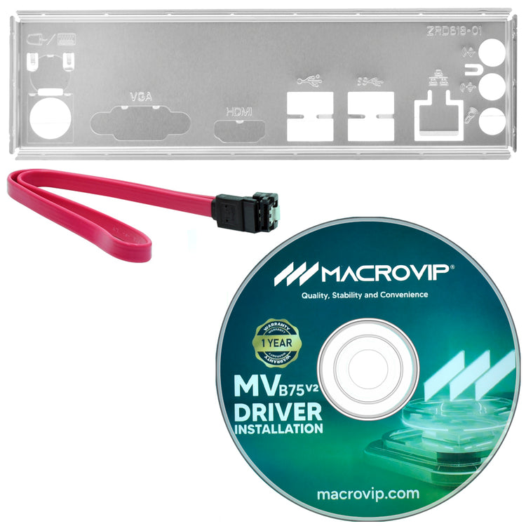 Placa Mãe Macrovip MV-B75V2 Socket LGA 1155 / VGA / DDR3