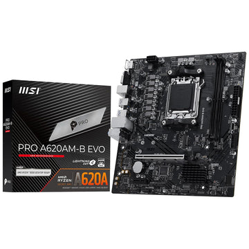 Placa Mãe MSI Pro A620AM-B Evo Socket AM5 / DDR5