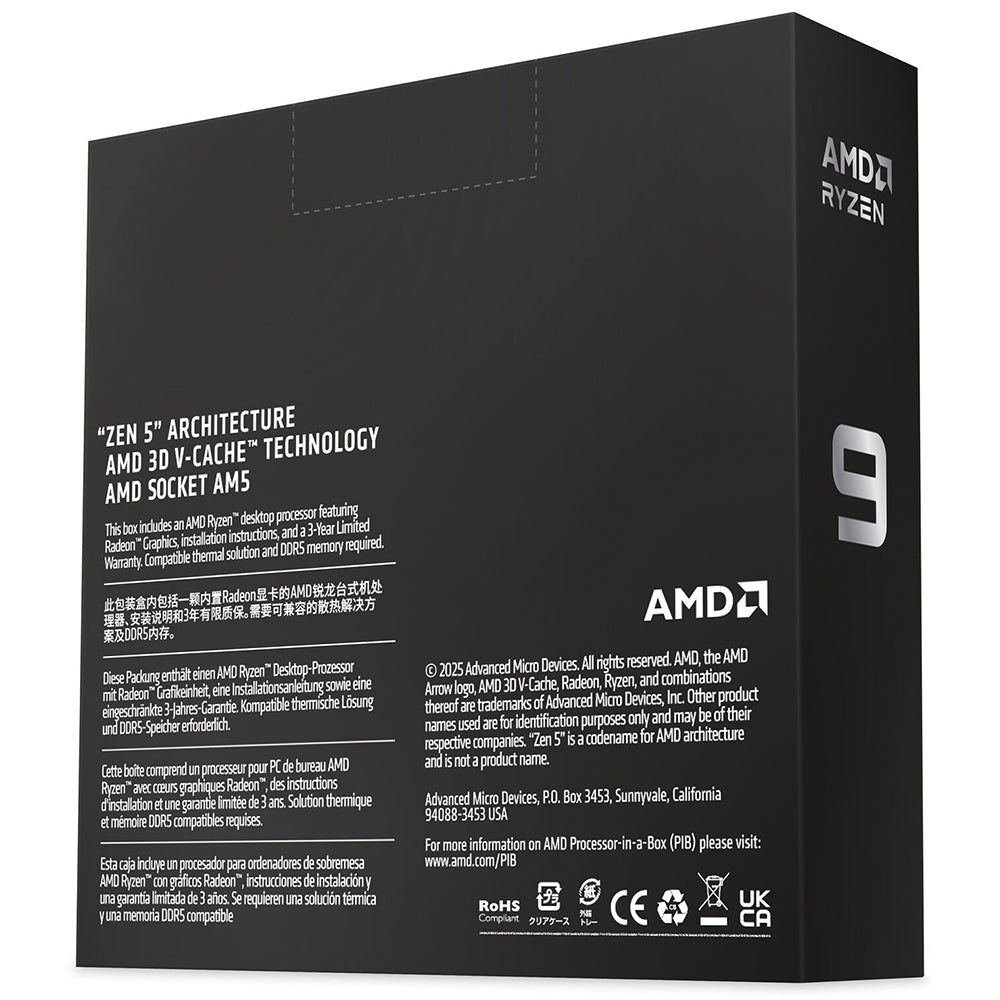 Processador AMD Ryzen 9 9950X3D2 Socket AM5 / 4.3GHz / 208MB