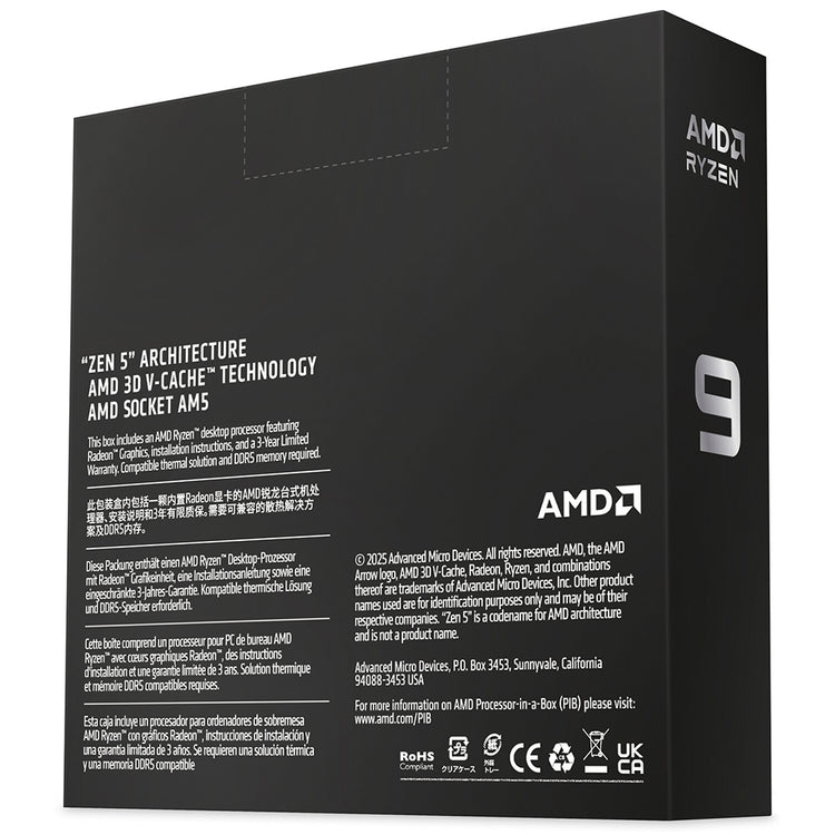 Processador AMD Ryzen 9 9950X3D2 Socket AM5 / 4.3GHz / 208MB